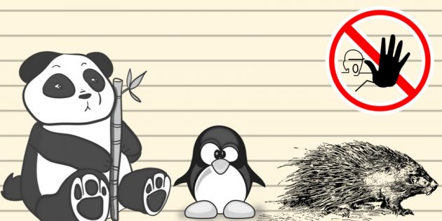 Penguins. Pandas. Porcupines